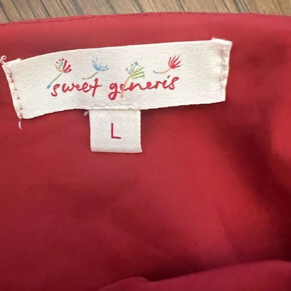 Women’s EUC Sweet Generis Satin Convertible Dress. Size L. - Picture 8 of 8